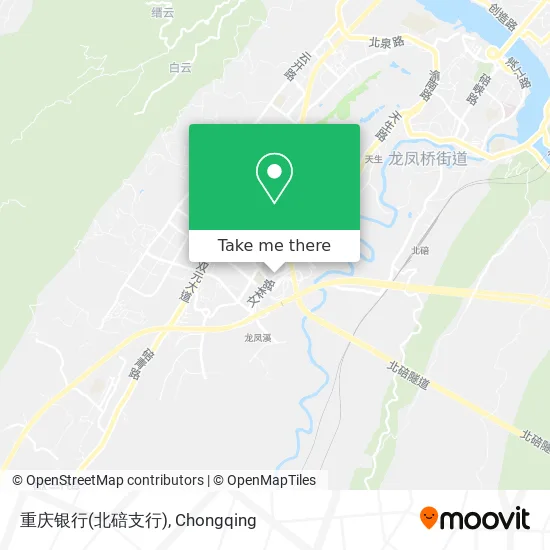 重庆银行(北碚支行) map