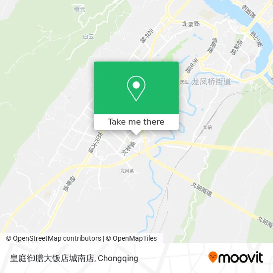 皇庭御膳大饭店城南店 map