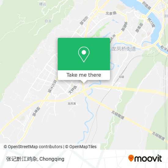 张记黔江鸡杂 map