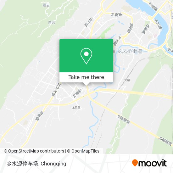 乡水源停车场 map