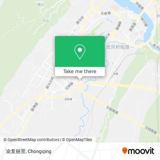 渝复丽景 map