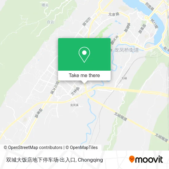 双城大饭店地下停车场-出入口 map