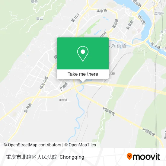 重庆市北碚区人民法院 map