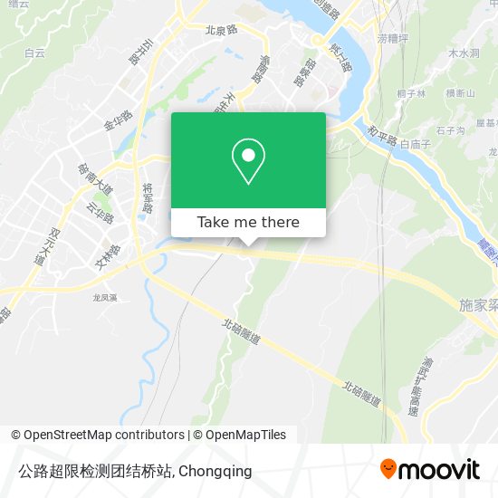 公路超限检测团结桥站 map