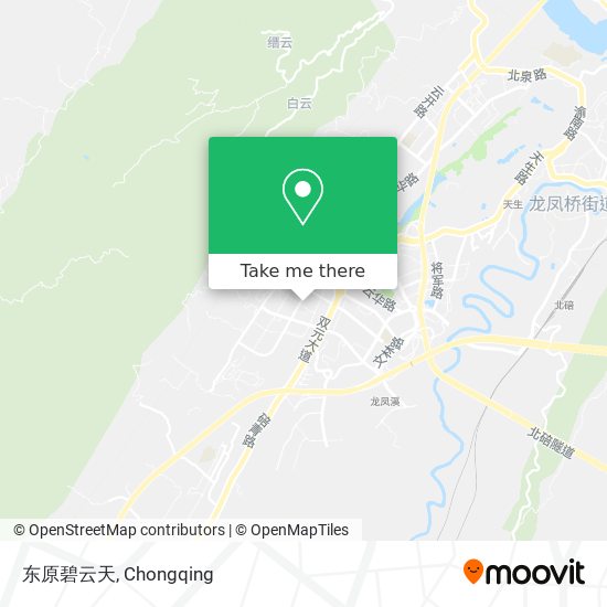 东原碧云天 map