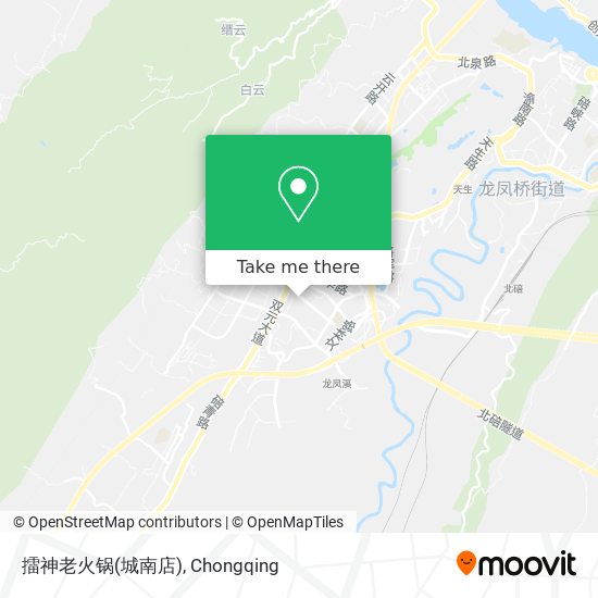 擂神老火锅(城南店) map
