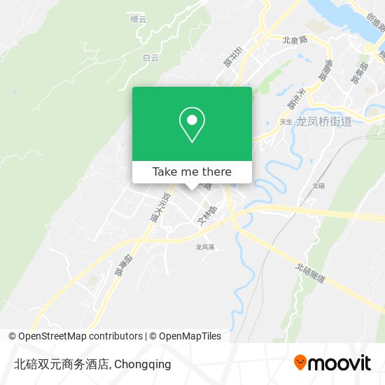 北碚双元商务酒店 map