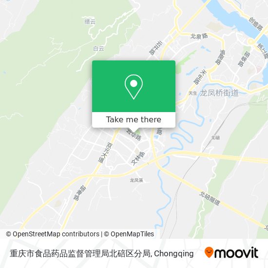 重庆市食品药品监督管理局北碚区分局 map