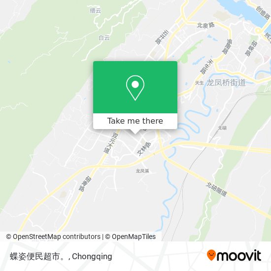 蝶姿便民超市。 map