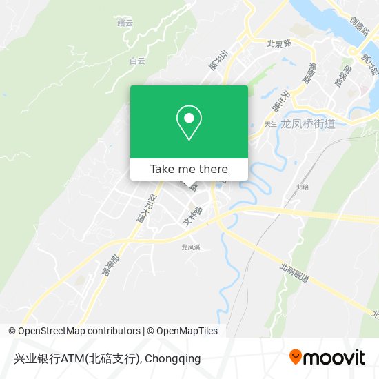 兴业银行ATM(北碚支行) map