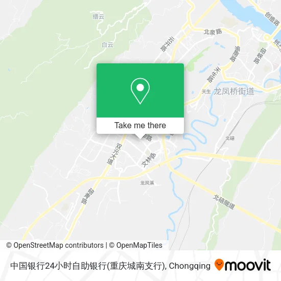 中国银行24小时自助银行(重庆城南支行) map