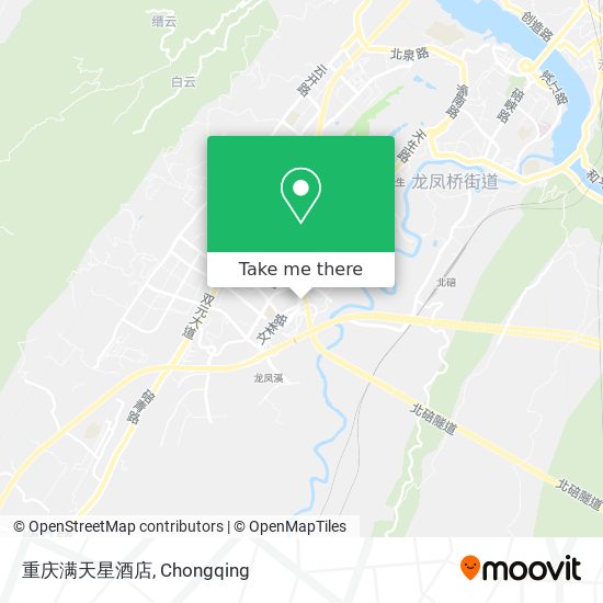 重庆满天星酒店 map