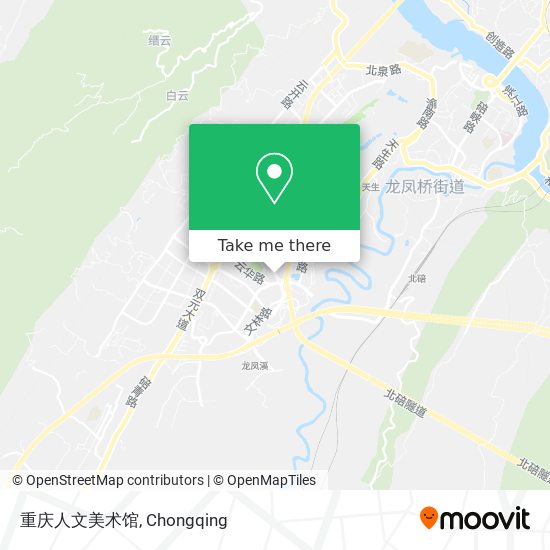 重庆人文美术馆 map