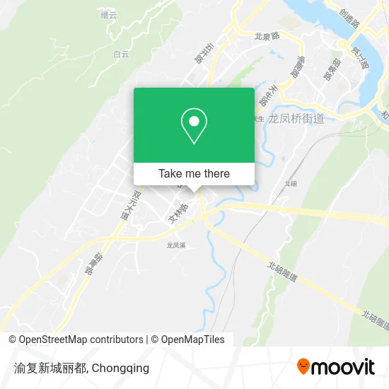 渝复新城丽都 map