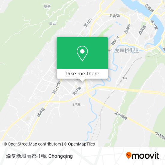 渝复新城丽都-1幢 map