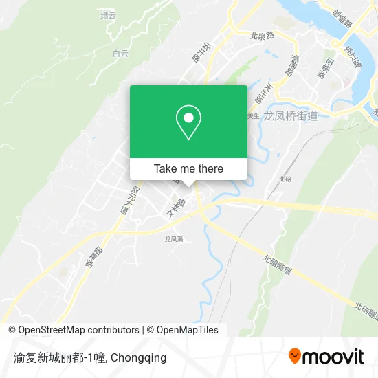 渝复新城丽都-1幢 map