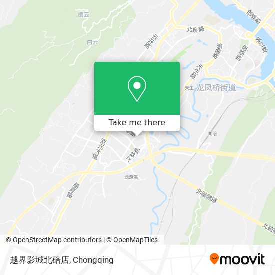 越界影城北碚店 map