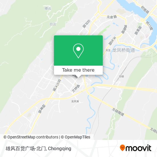 雄风百货广场-北门 map