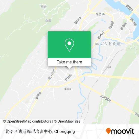 北碚区迪斯舞蹈培训中心 map