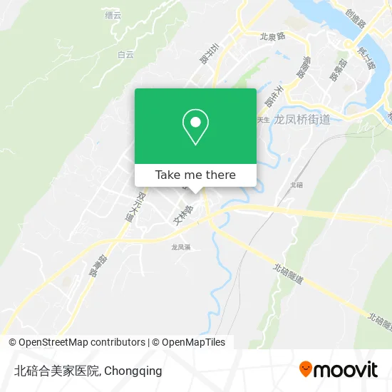 北碚合美家医院 map