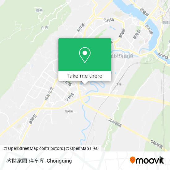 盛世家园-停车库 map