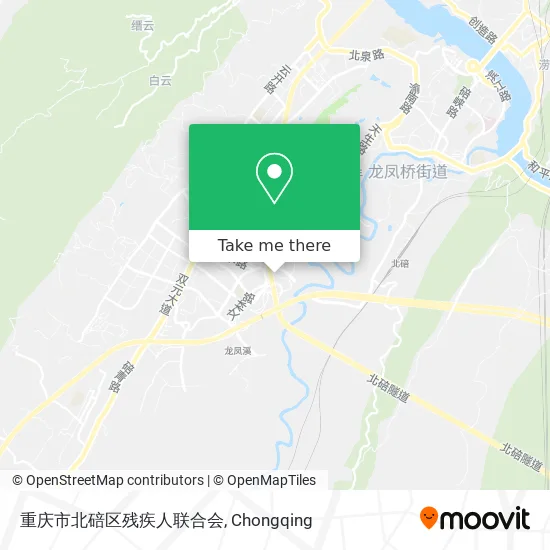 重庆市北碚区残疾人联合会 map