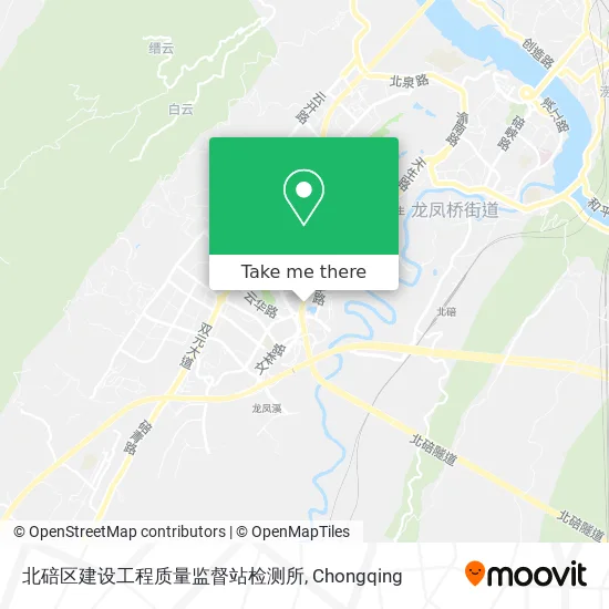 北碚区建设工程质量监督站检测所 map