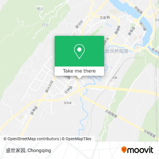 盛世家园 map