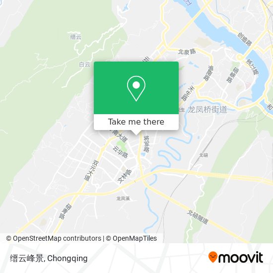 缙云峰景 map