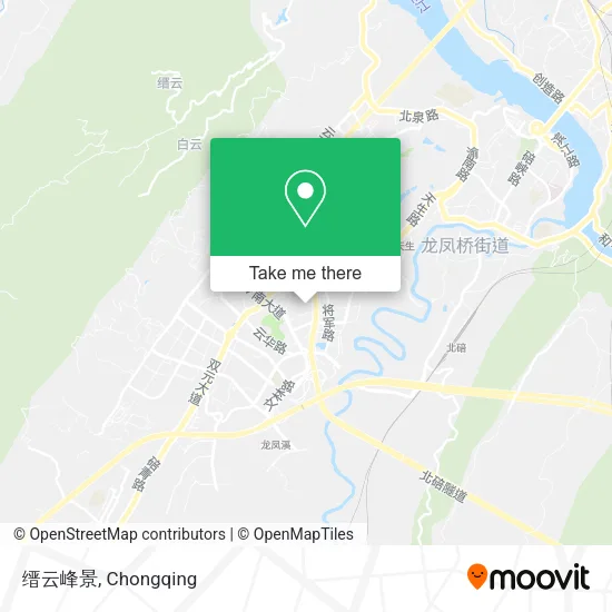 缙云峰景 map