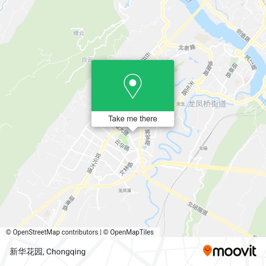 新华花园 map