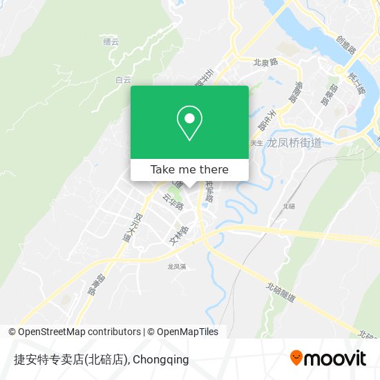 捷安特专卖店(北碚店) map
