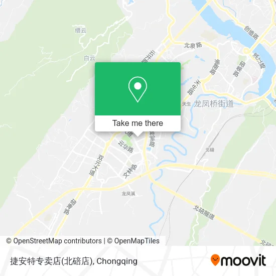 捷安特专卖店(北碚店) map