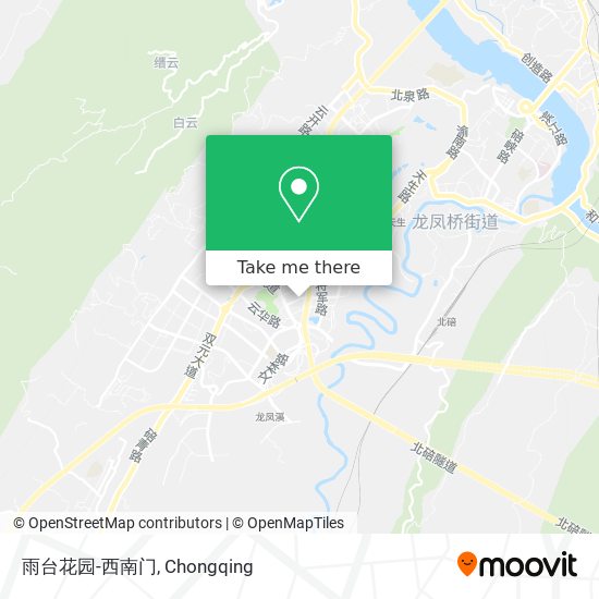 雨台花园-西南门 map