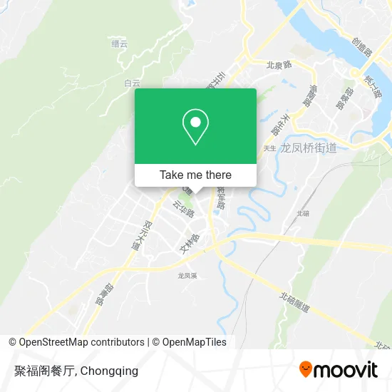 聚福阁餐厅 map