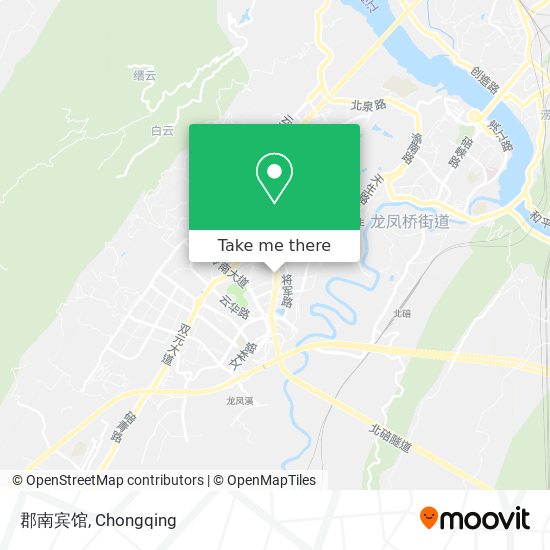 郡南宾馆 map