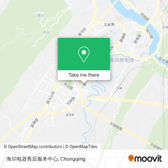 海尔电器售后服务中心 map