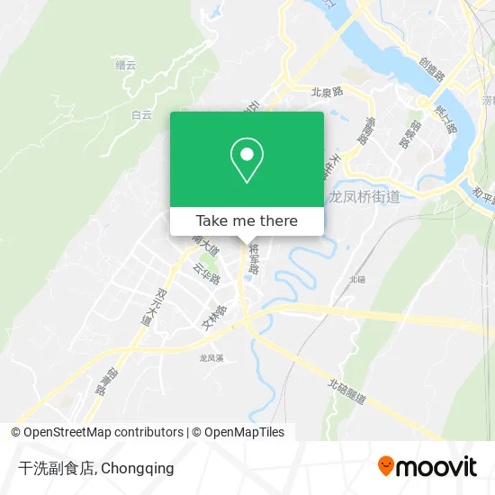 干洗副食店 map