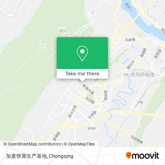 加麦饼屋生产基地 map
