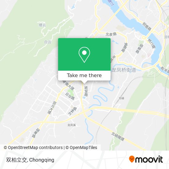 双柏立交 map