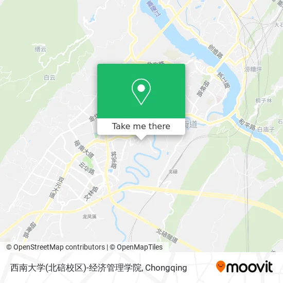 西南大学(北碚校区)-经济管理学院 map