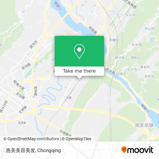 惠美美容美发 map