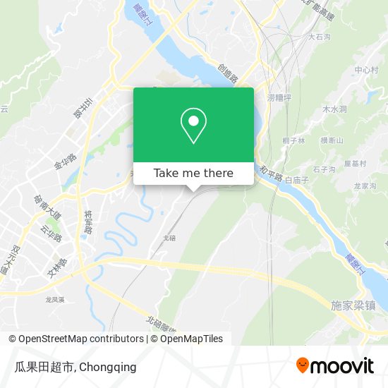 瓜果田超市 map