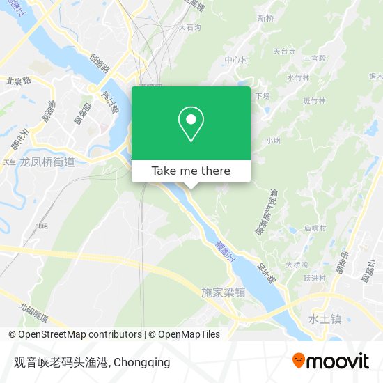 观音峡老码头渔港 map