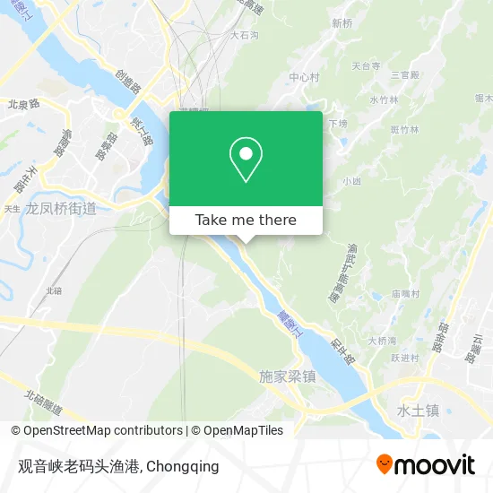 观音峡老码头渔港 map