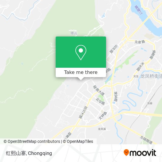红熙山寨 map