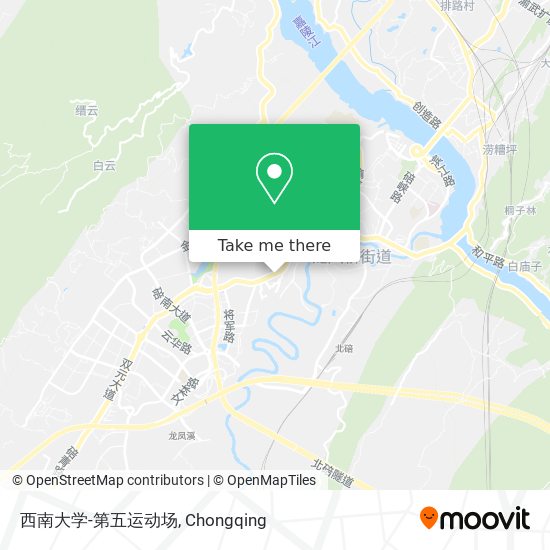西南大学-第五运动场 map