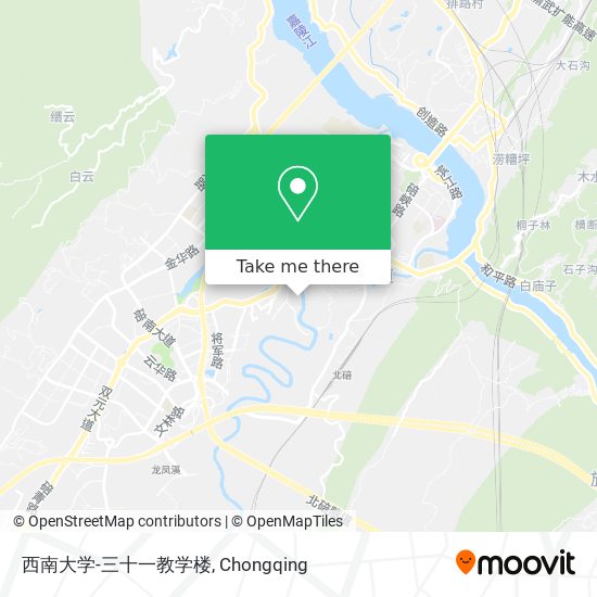 西南大学-三十一教学楼 map
