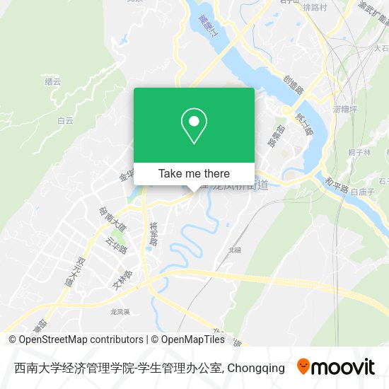 西南大学经济管理学院-学生管理办公室 map