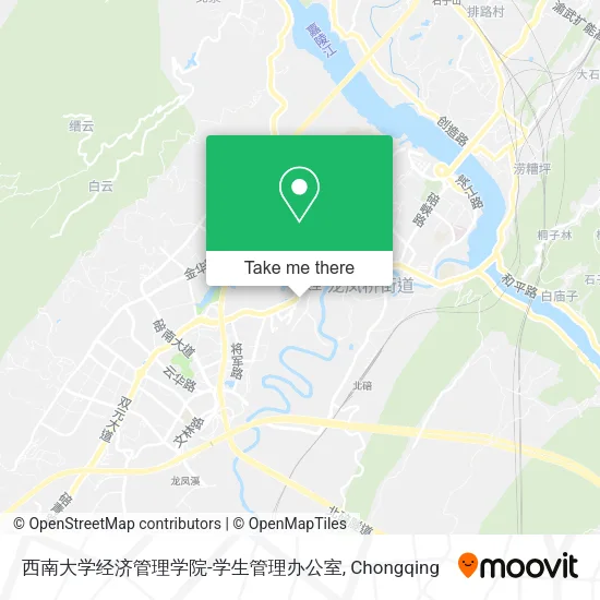 西南大学经济管理学院-学生管理办公室 map